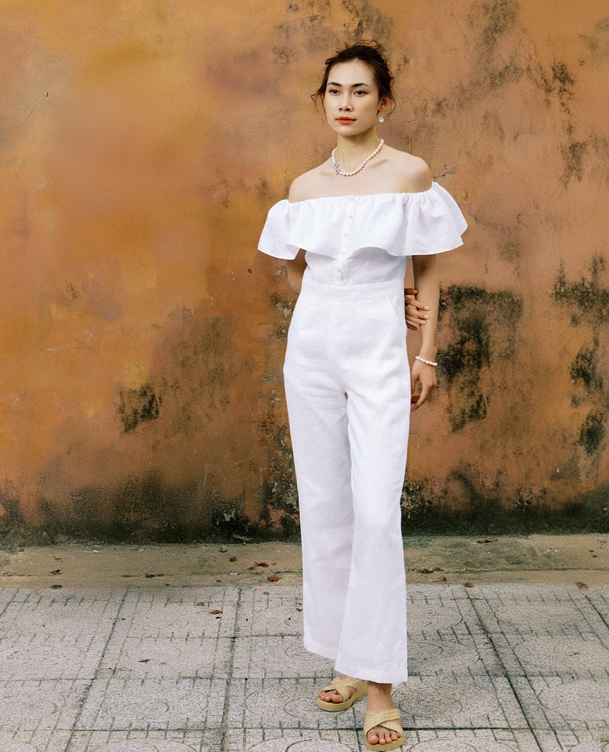 Đồ Bay Jumpsuit Nguyệt DRE132 thời trang thiết kế Hity