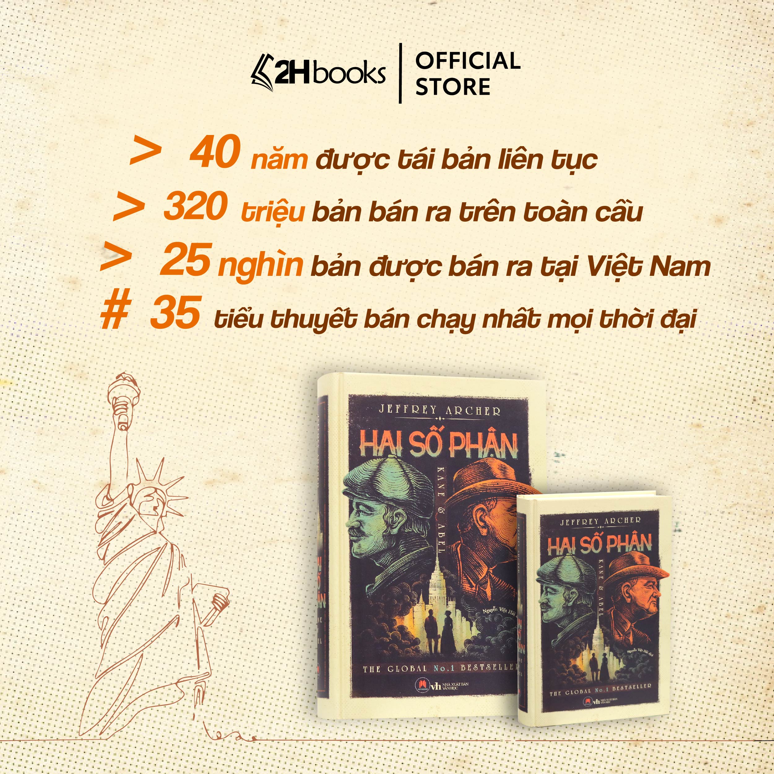 Hai Số Phận (Bìa Cứng)-Tiểu thuyết, Tác phẩm kinh điển (Tái bản 2024)-( Tặng kèm Bookmark và Postcard). - 2HBooks