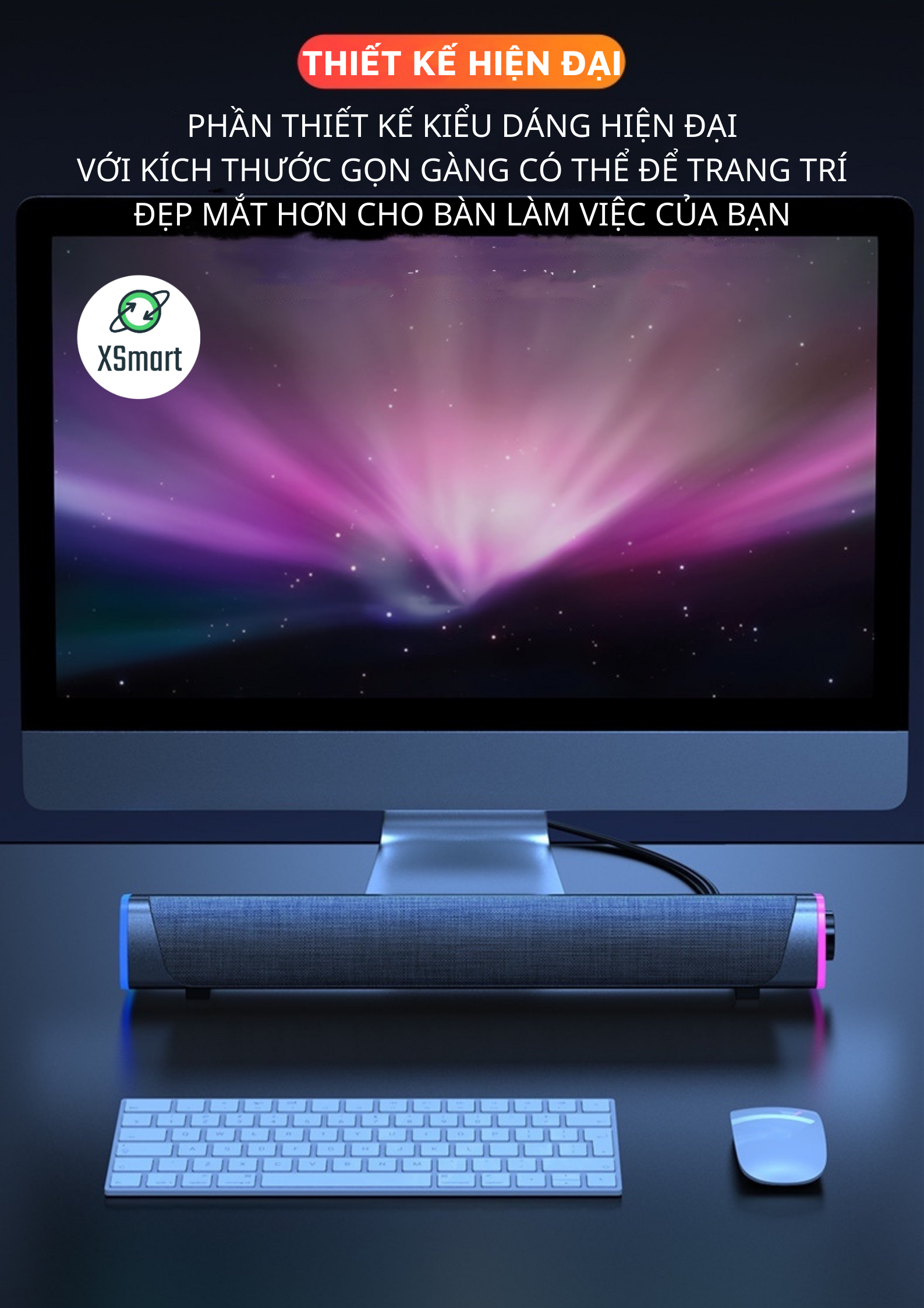 Loa Vi Tính Bluetooth Để Bàn Niye V8 LED Rgb Cực Đẹp, Âm Thanh Super Bass Ấn Tượng, Nghe Nhạc,Chơi Game, Xem Phim Siêu Đã, Thiết Kế Soundbar Hiện Đại-Hàng Chính Hãng