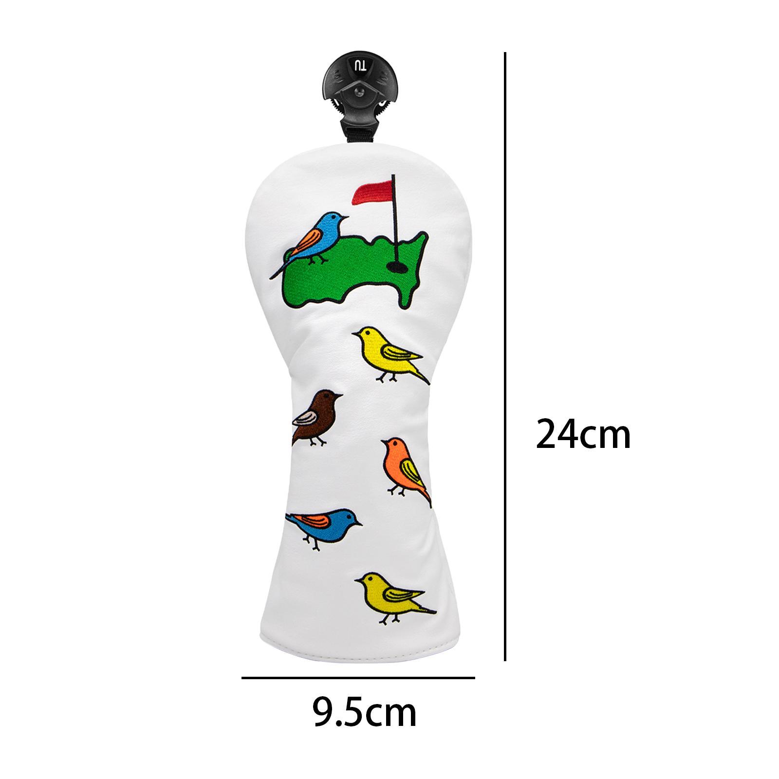 Durable Golf Wood Headcover with No. Tag Waterproof Case Golfer Accessories