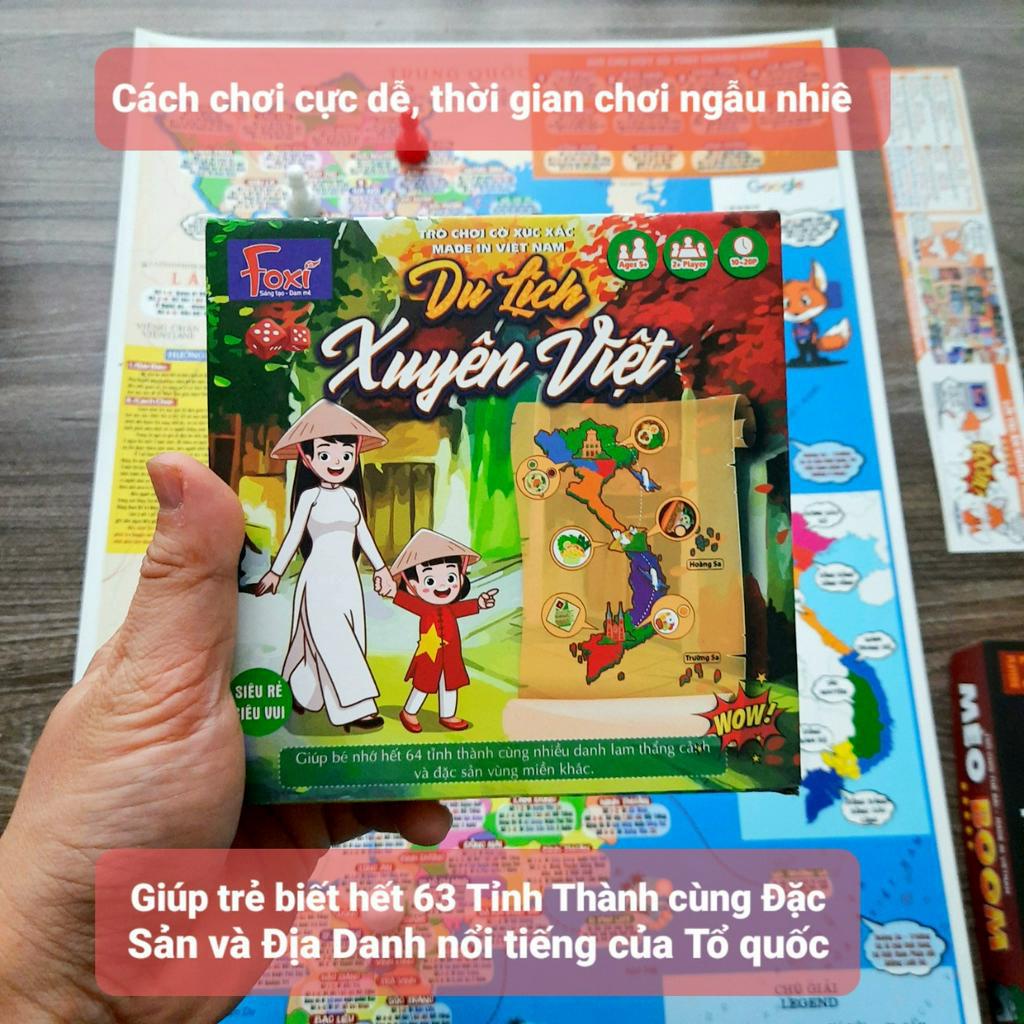 Đồ Chơi Board Game - Du Lịch Xuyên Việt - Foxi