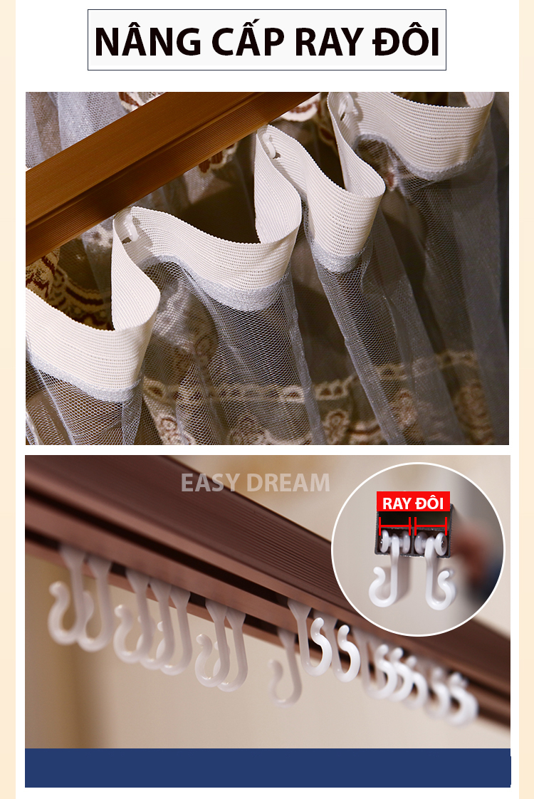 Màn Khung Không Khoan Tường Mùng khung đẹp hiện đại cao cấp EASY DREAM