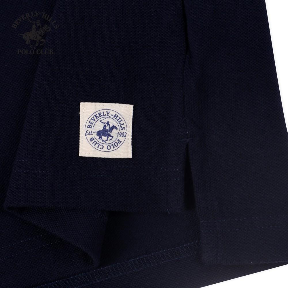 Áo polo ngắn tay Nam Beverly Hills Polo Club Regularfit 100% cotton Xanh PMRSS20TL066