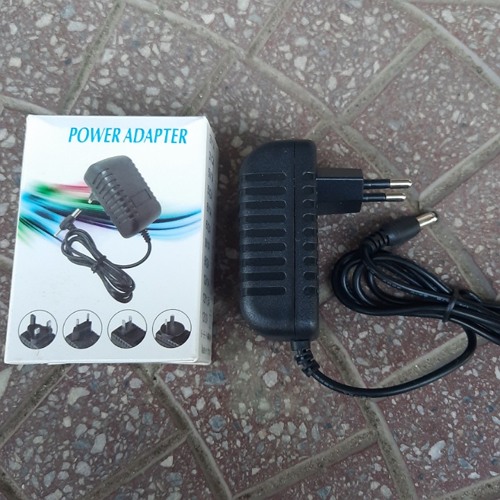 Sạc quạt tích điện mickey 15V-1,2A - adapter quạt tích điện loại tốt