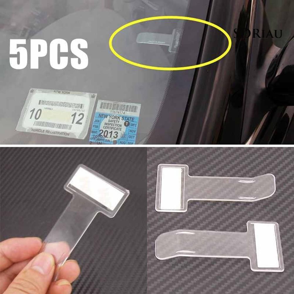 Set 5 Kẹp Giấy Tờ Dành Cho Xe Ô Tô