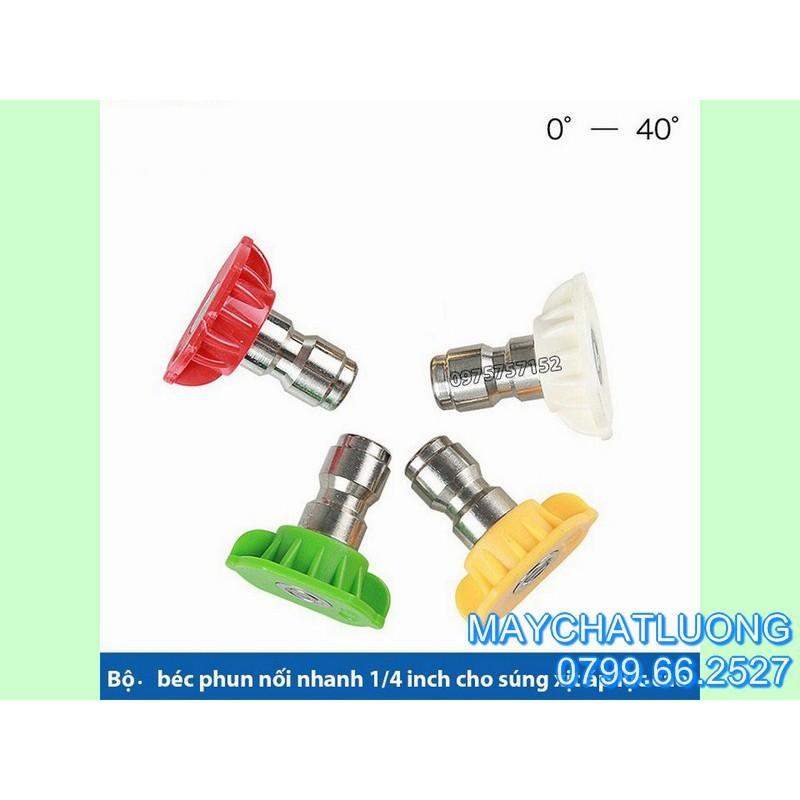 BỘ 4 ĐẦU GẮN đồ XỊT RỬA XE