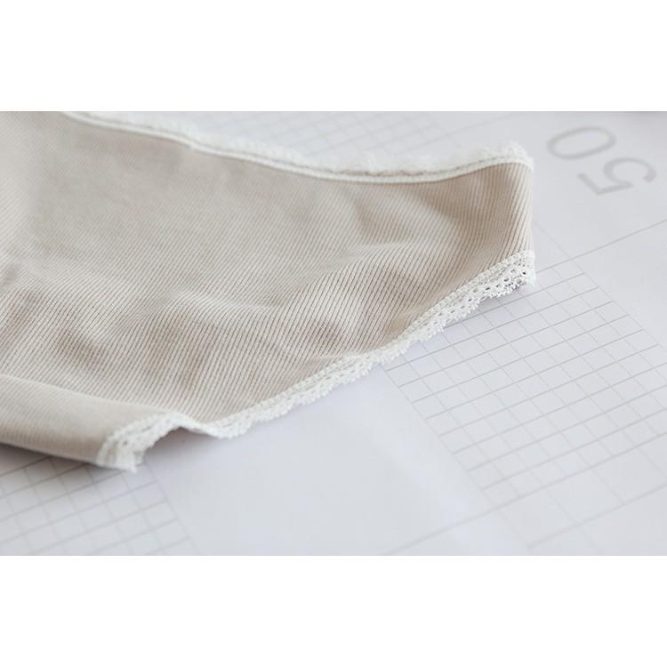 Quần lót viền ren sợi bông CT8