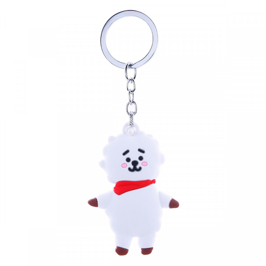 Móc khóa BT21 BTS cao su dẻo