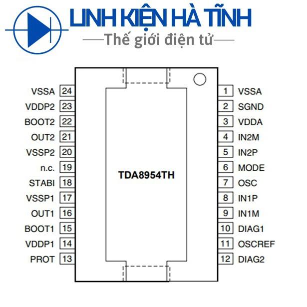 IC TDA8954TH TDA8954 8954 khuếch đại công suất 2x210W btl 420W