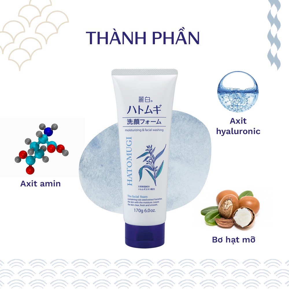 Sữa Rửa Mặt Dưỡng Ẩm Làm Sạch Bụi Bẩn Và Bã Nhờn Nhẹ Dịu Cho Làn Da Nhạy Cảm Facial Foam
