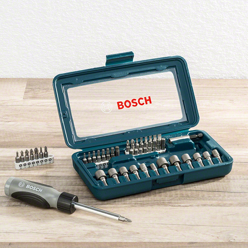 Bộ vặn vít đa năng Bosch 46 món