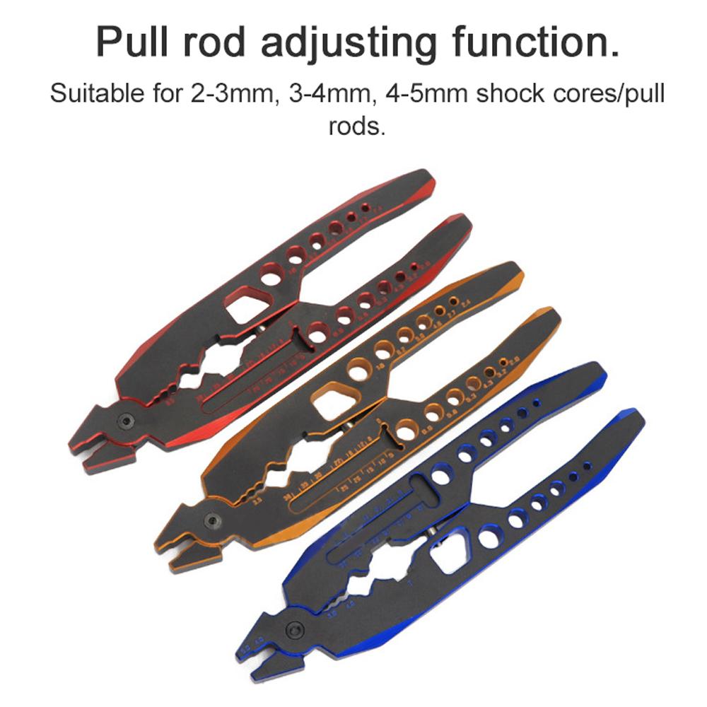 Multi-function Shock-absorbing Car Model Pliers Multipurpose Remotely Control Car Assembly Maintenance Tool Ball End Screw Clamp Pliers