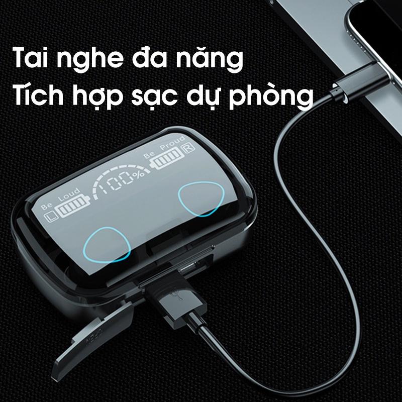 Hình ảnh Tai nghe bluetooth MINPRO M10 PRO, tai nghe không dây nghe nhạc chơi game công nghệ bluetooth 5.0