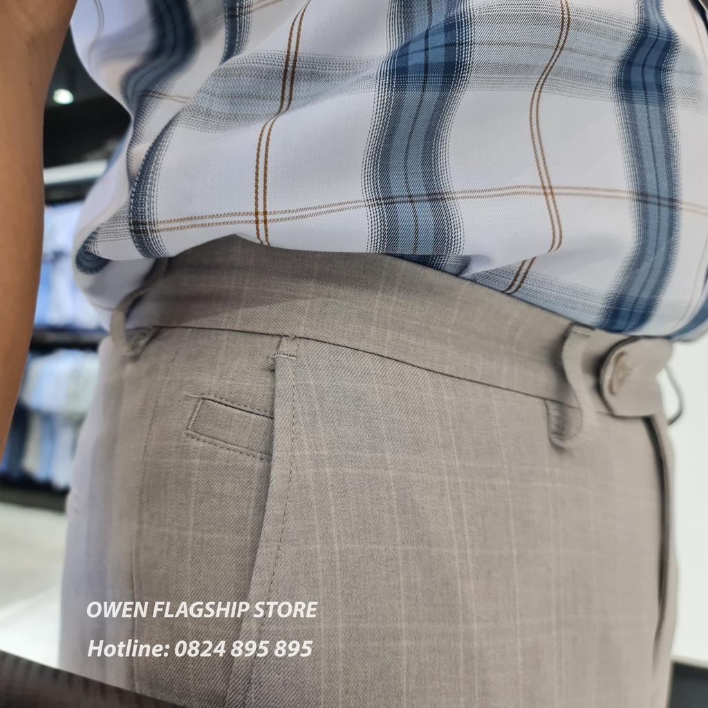 OWEN - Quần âu nam công sở dáng SLIMFIT sợi NANO mã QS23475 - OWEN Flagship Store