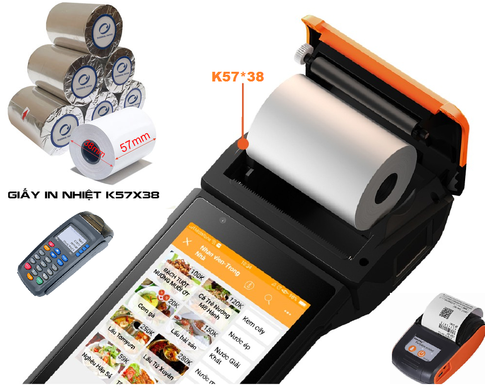 Giấy In Nhiệt, Giấy In Hóa Đơn K57X38