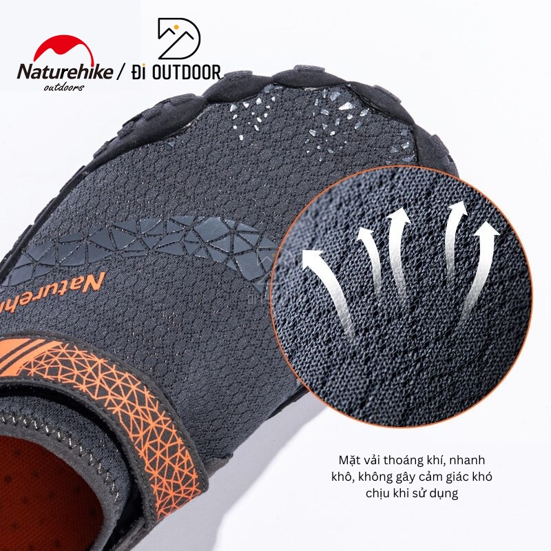 Giày Đi Biển Lội Suối Naturehike NH20FS022 Chống Trượt Nhanh Khô Thoát Nước- Đi Outdoor