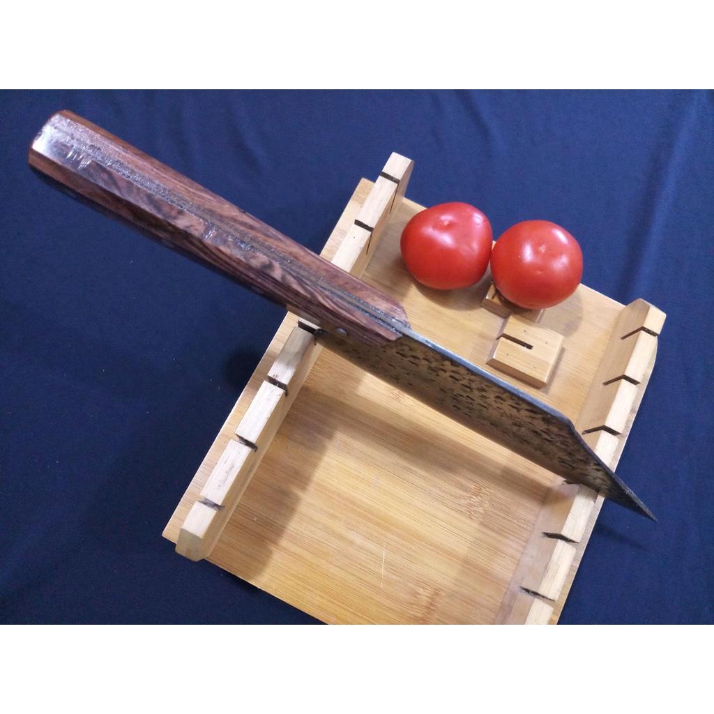 DAO BẾP PHÚC SEN - DAO BẾP THÁI CHẶT MẶT HOA VĂN MÃ N2 ĐỘC 6996 topcomshop vn