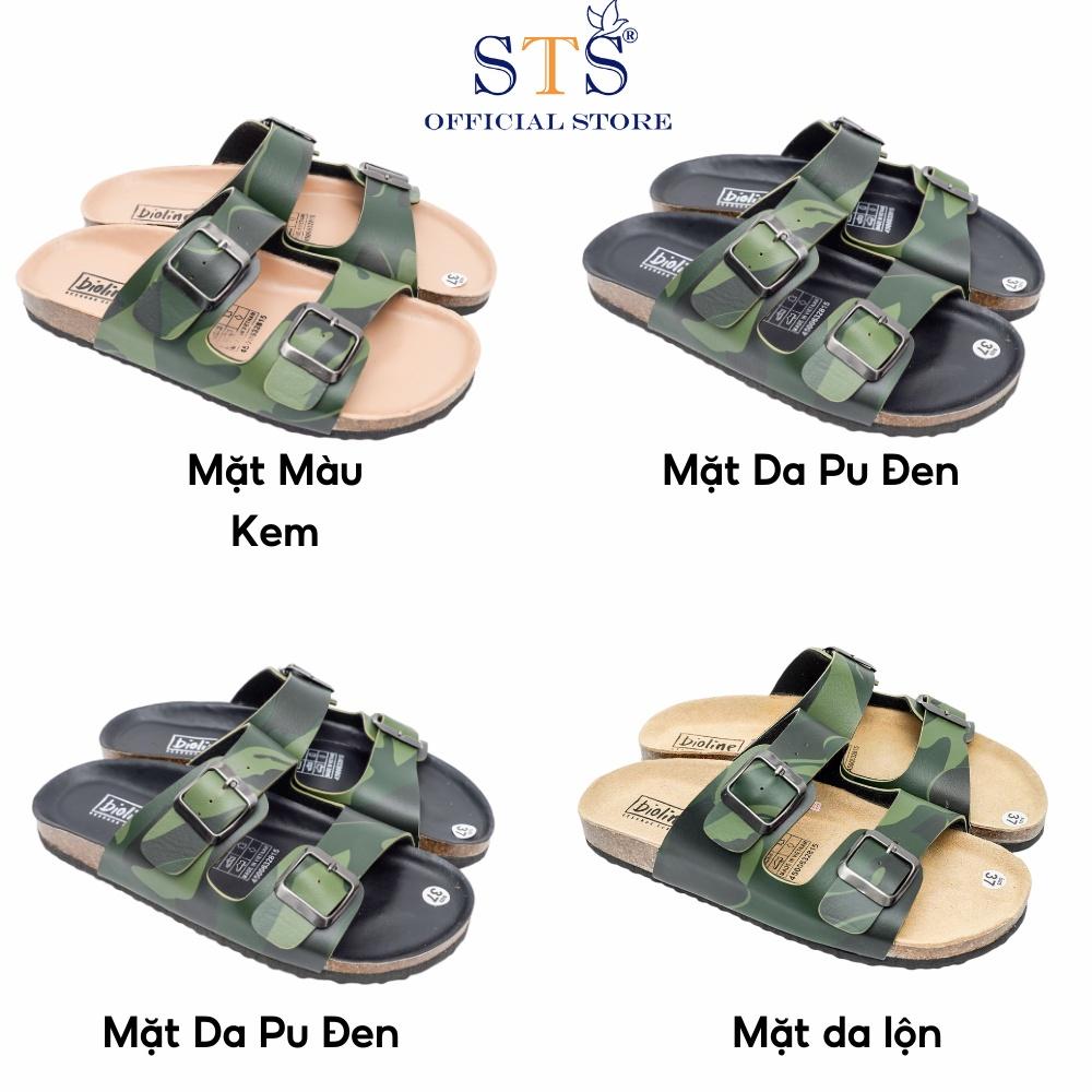 Dép đế trấu cao cấp màu Camo Rằn Ri,Dép Qua Ngang Unisex Chống nước, bền đẹp CM01