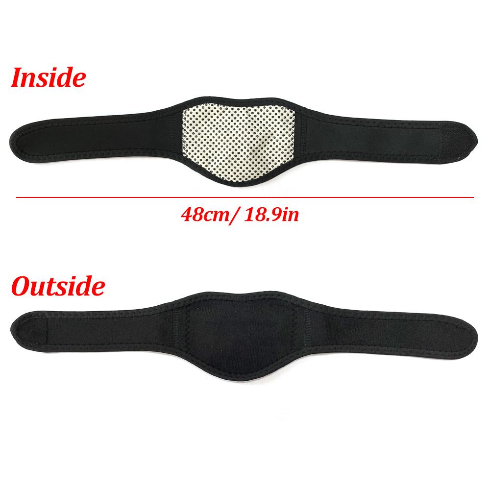 Nẹp cổ tourmaline tự làm nóng cổ Massager cổ tử cung đau thắt lưng Trị liệu từ tính Hỗ trợ cổ Màu