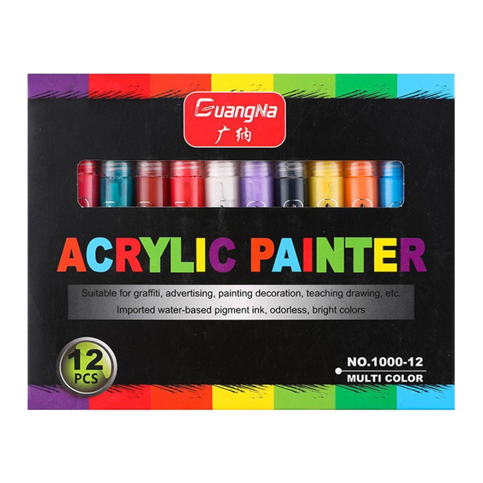 5.6" Marker Paint Pens Ceramic Glass Scrapbooking Easter Egg 12pcs