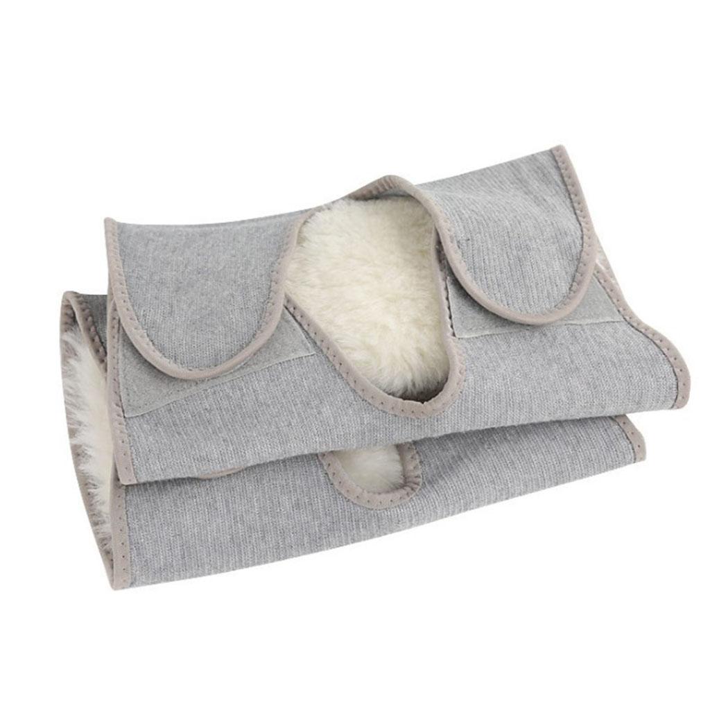 Fleece Thicken Leg Warmers Knee Protector Sleeve Guard Kneepads for Arthritis Joint Pain for Elderly,Keep Warm In Cold Weather