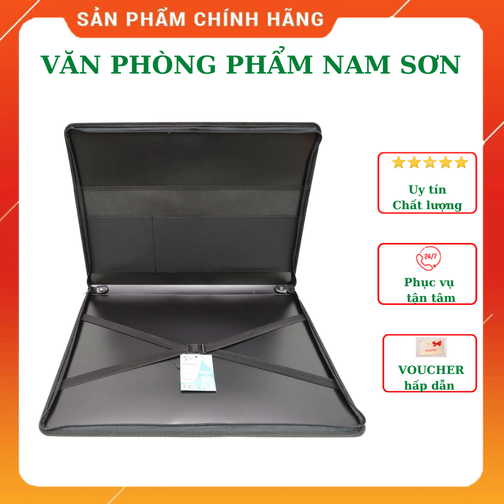 Cặp Mont Marte đựng tài liệu, sổ vẽ, giấy vẽ hoặc tranh