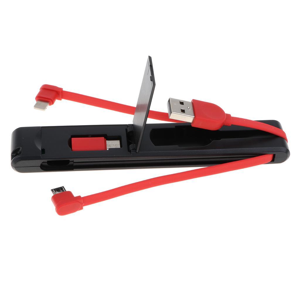 3 in 1 Universal Folding USB Data Sync Charging Cable Phone Charger