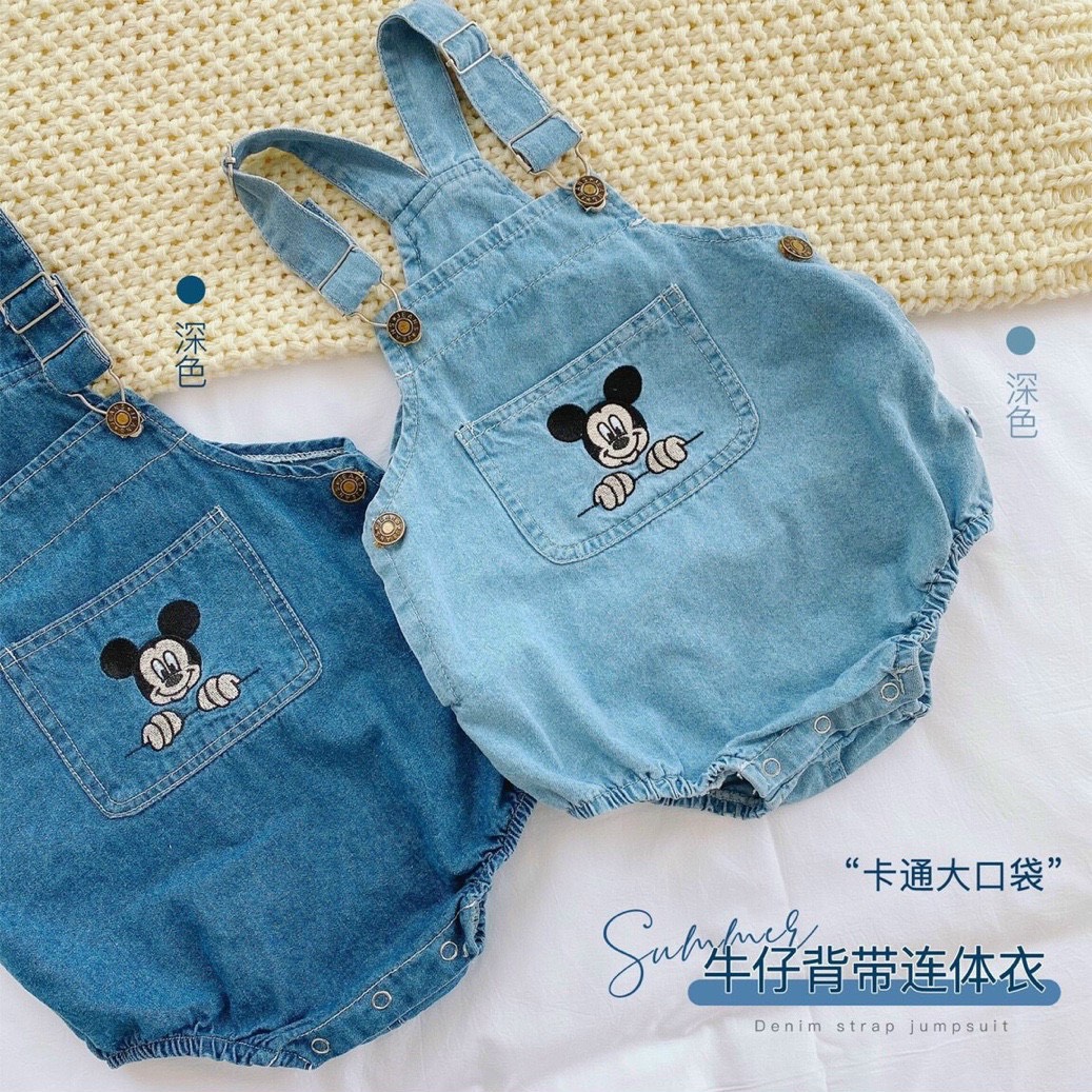 YẾM JEAN THÊU MICKY CHO BÉ