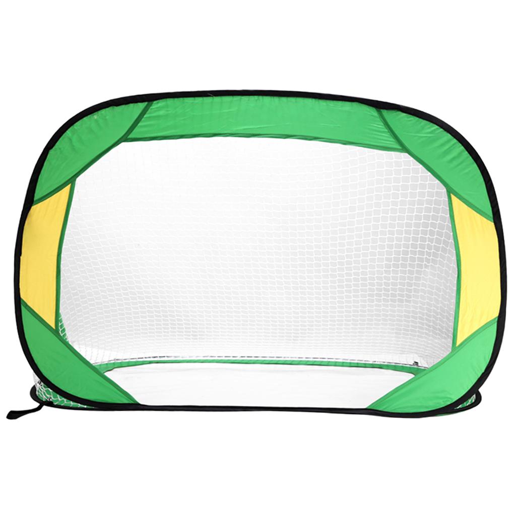 Green Color Folding Portable Football Gate Net Goal Soccer Practice Kit