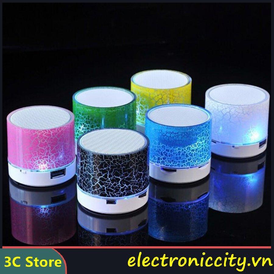 Loa bluetooth mini có đèn led nhiều màu sắc A9 hỗ trợ Usb/ Aux/ thẻ Tf/ Fm