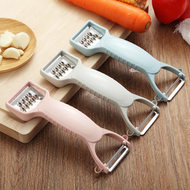 Nạo gọt bào bằng nhựa lúa mạch - Dụng cụ bào sợi củ quả 2 đầu đa năng