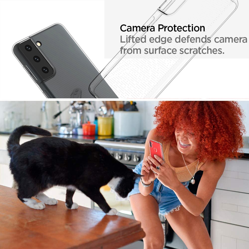 Ốp lưng chống sốc trong suốt siêu mỏng cho Samsung Galaxy S21 Plus hiệu Likgus Crashproof giúp chống chịu mọi va đập - hàng nhập khẩu
