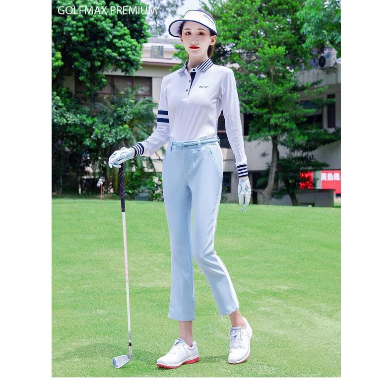 Quần dài nữ đánh Golf chính hãng TYDJ - KUZ828 - Chất liệu sợi Sợi polyester + Spandex cao cấp, bền đẹp