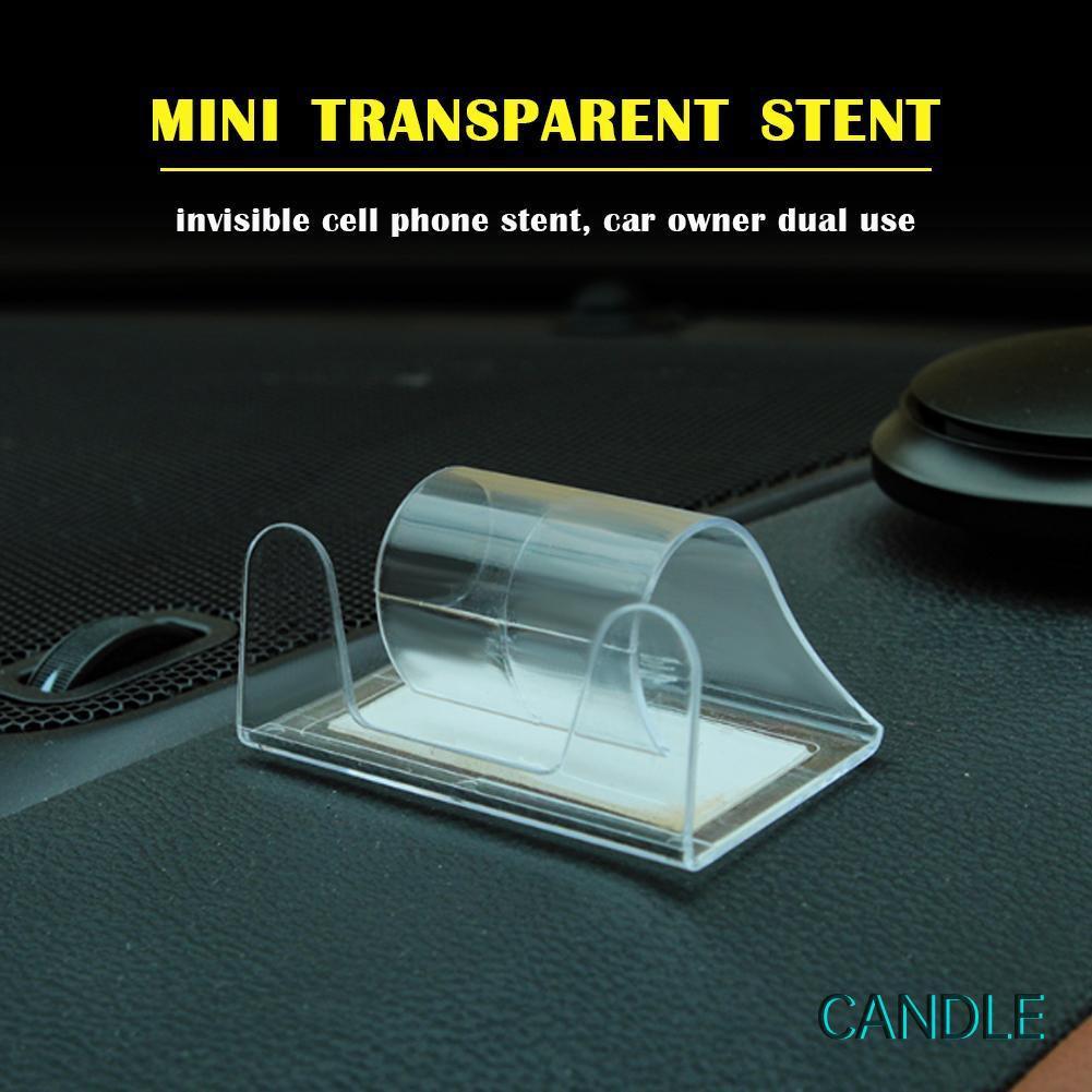 Giá Đỡ Điện Thoại Mini Trong Suốt Cho Xe Hơi
