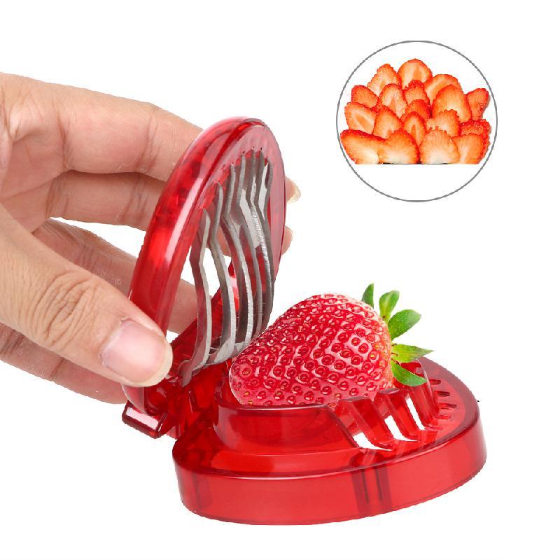 Hộp Cắt Lát Dâu Tây ANAEAT Bằng Thép Không Gỉ Nhỏ Gọn Tiện Dụng Cho Nhà Bếp