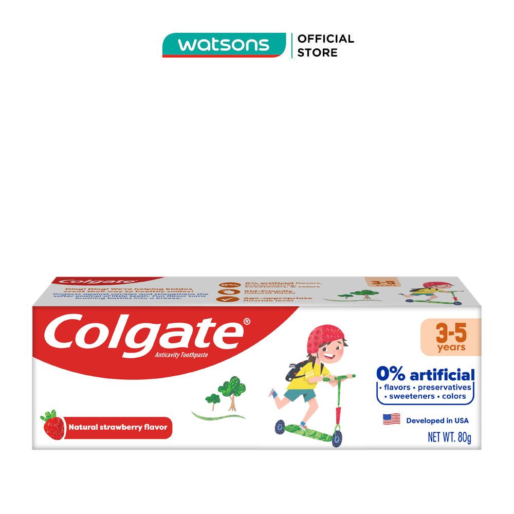 Kem Đánh Răng Colgate Ngừa Sâu Răng Dành Cho Trẻ Em 3-5 Tuổi Hương Dâu 80g