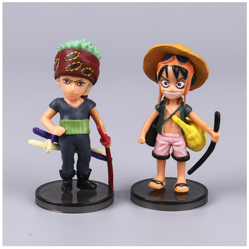 Bộ sưu tập mô hình 6 nhân vật hoạt hình, truyện tranh One Piece NJ01