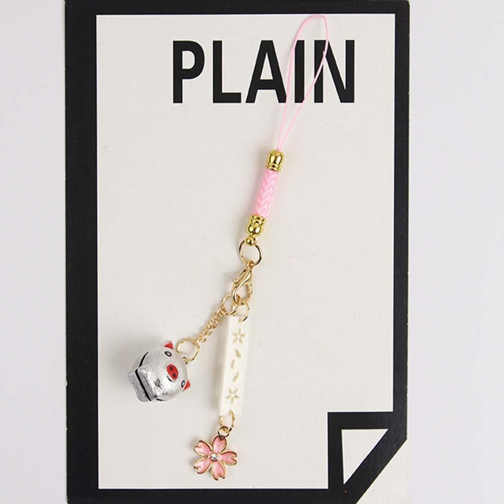 Aaron1 Móc Khóa Hình Thỏ / Mèo May Mắn Dễ Thương