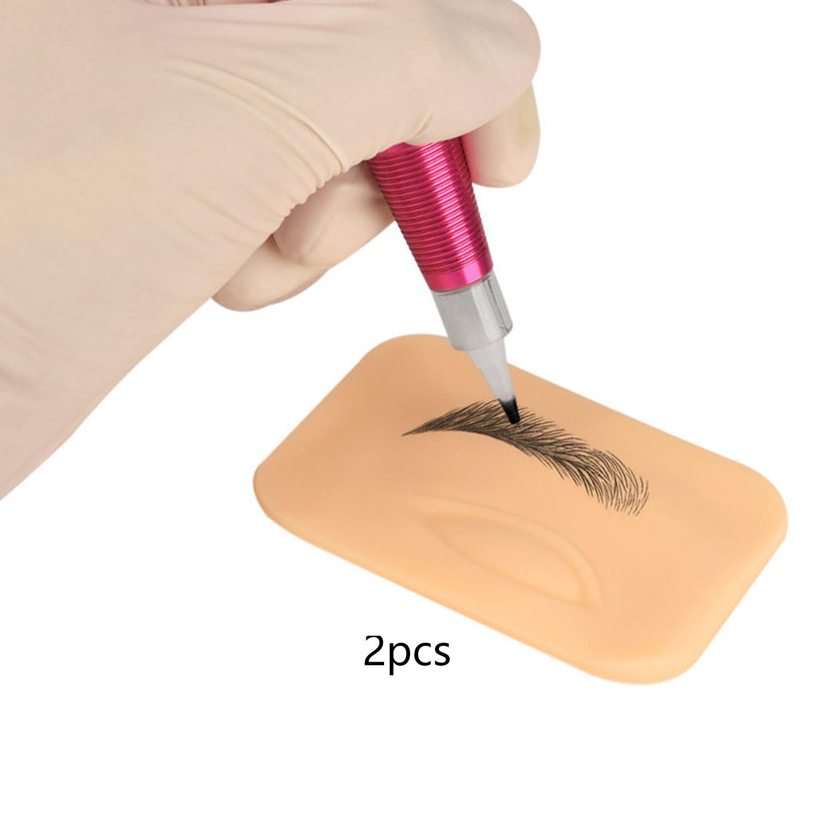 1 Pair Tattoo Practice Skin for Eyebrows Makeup Training Practice Board