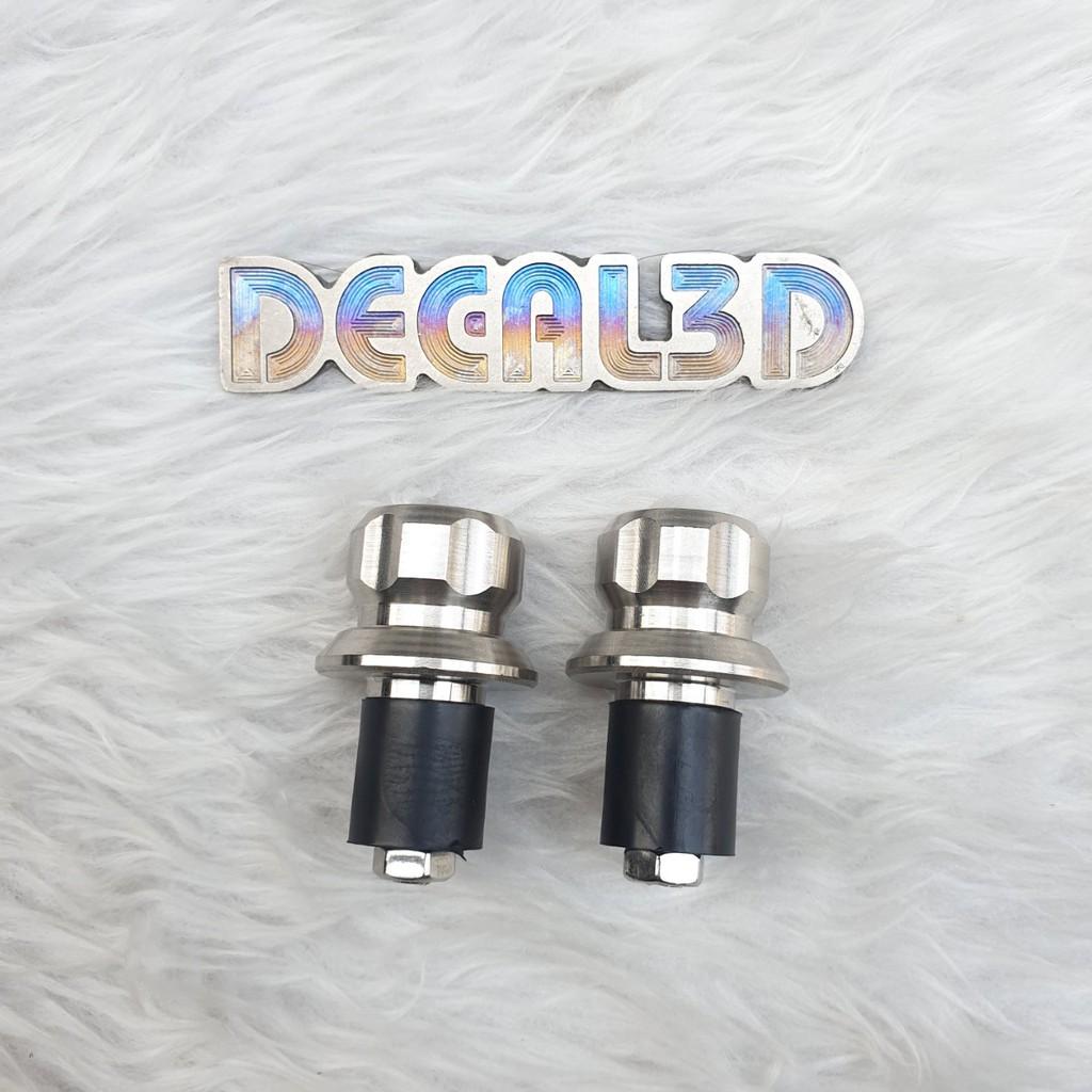 Gù salaya đặc inox 304 nguyên khối CNC gắn xe máy cực đẹp