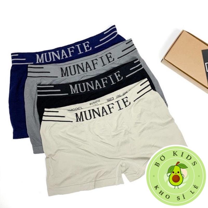 Quần sịp đùi nam cotton munafie Free Size, Quần lót nam boxer cao cấp bokisd.store