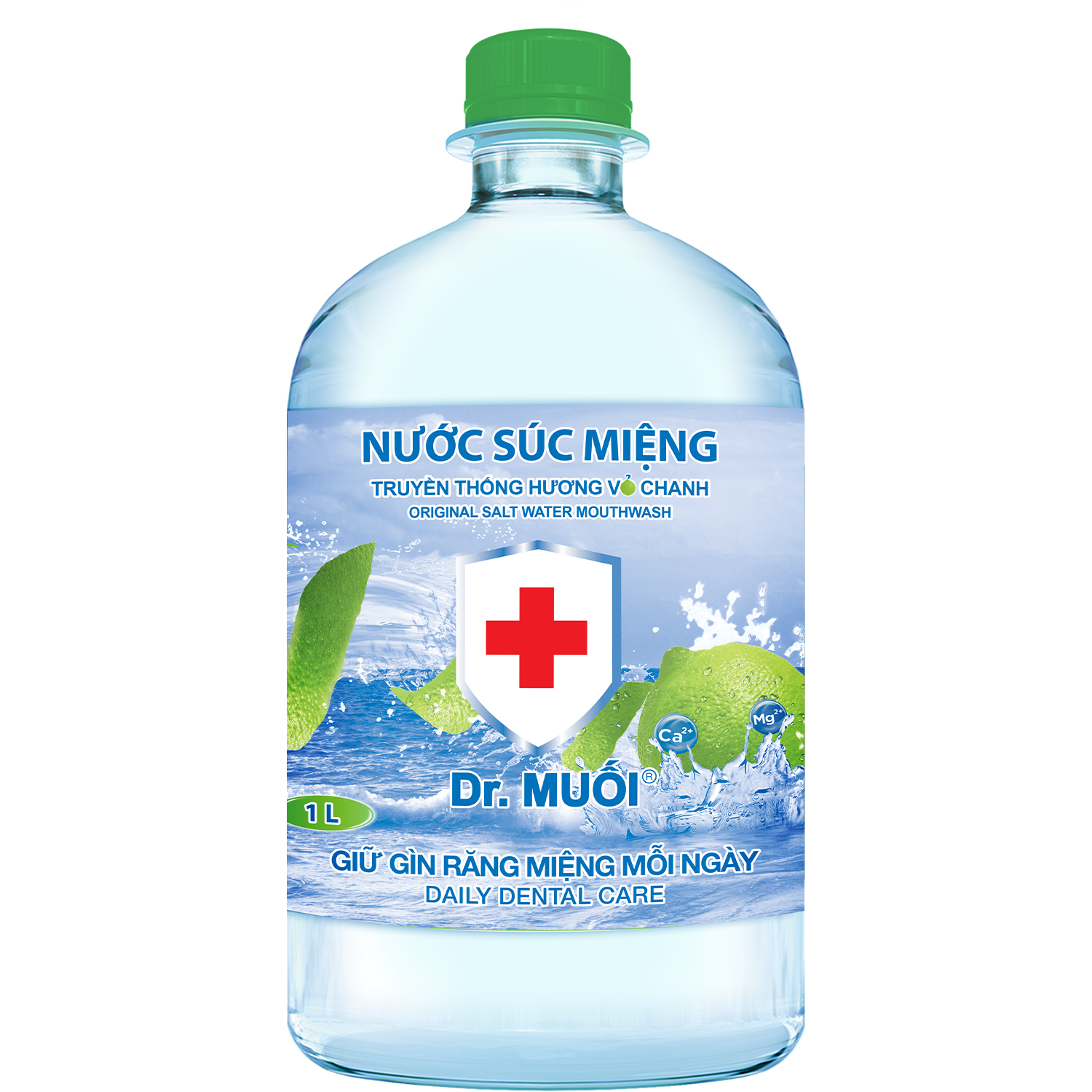 Nước Súc Miệng Dr. Muối Hương Vỏ Chanh 1 Lít