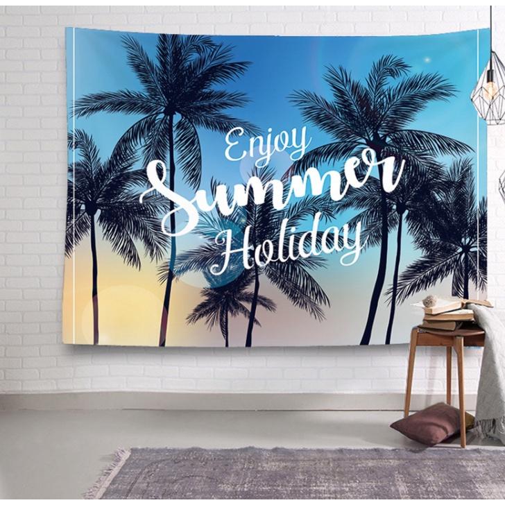 Thảm treo tường, thảm trang trí vintage, vải treo tường decor size 150x130 cm