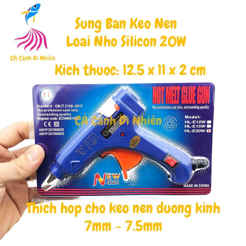 Súng bắn keo nến loại nhỏ Silicon 20W dùng keo 7mm