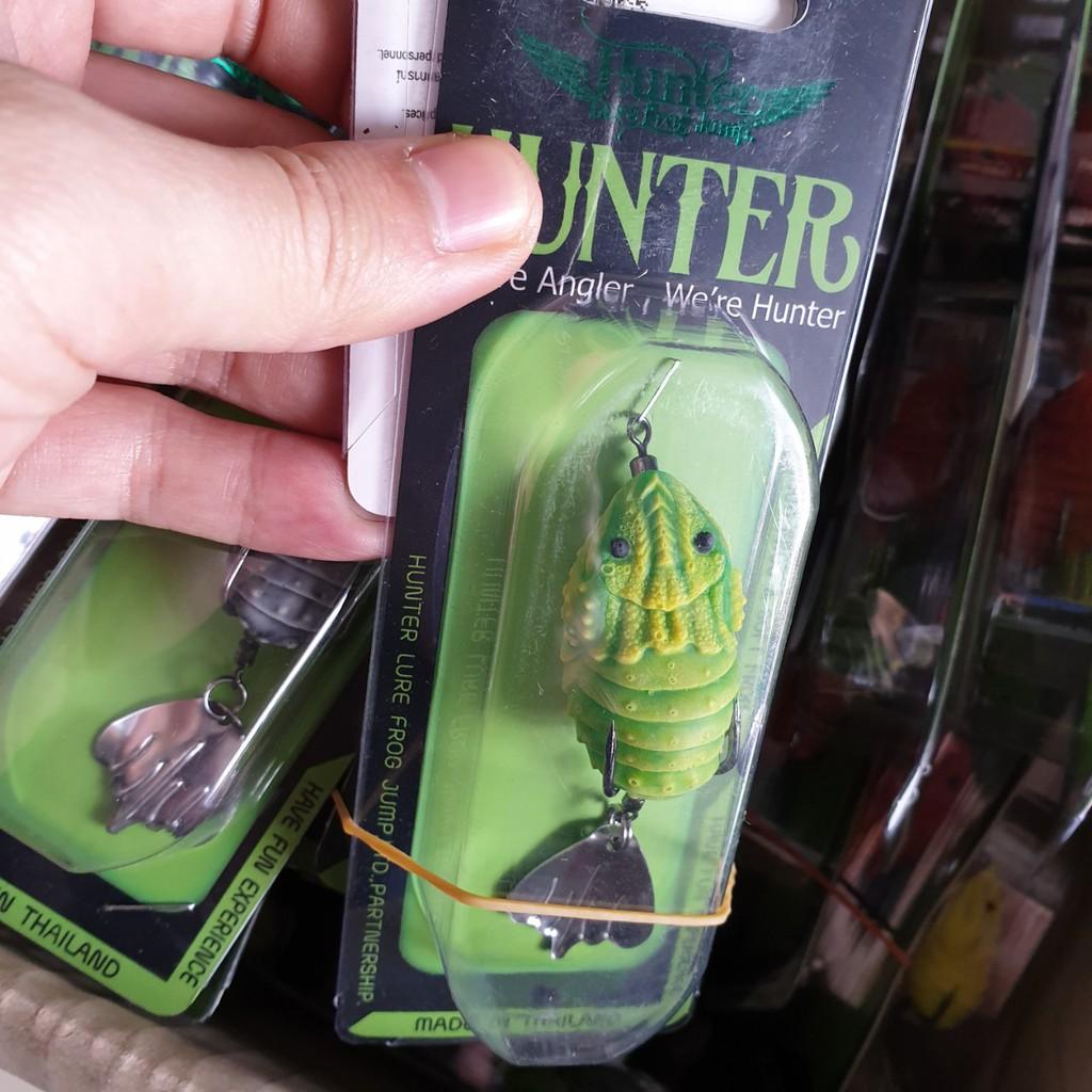 Mồi mềm nhái hơi V4 HUNTER Lure cá lóc cực nhạy