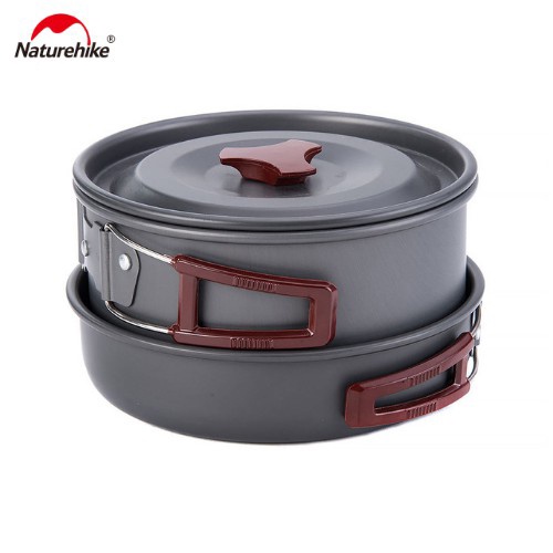 Bộ nồi nấu ăn cắm trại Naturehike NH15T203-G gọn nhẹ A426