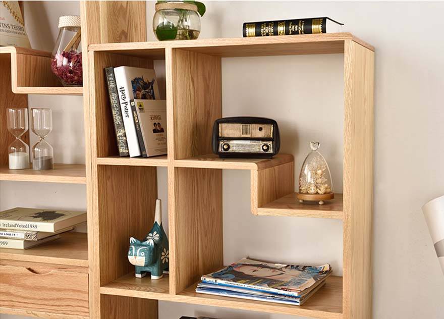 Giá sách, giá đựng tài liệu gỗ công nghiệp