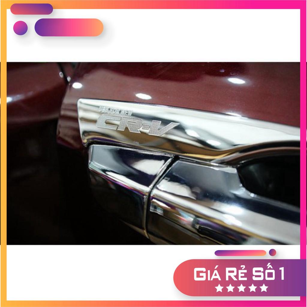 Ốp tay nắm và hõm cửa dành cho Honda CRV 2018-2019-2020 mạ crom