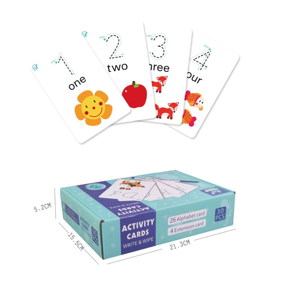 Đồ Chơi Thẻ Flashcards song ngữ học tập dành cho các bé trước khi học mẫu giáo