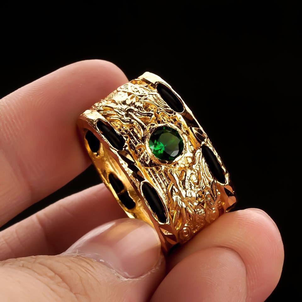 Nhẫn Nam Phong Thủy Chạm Khắc